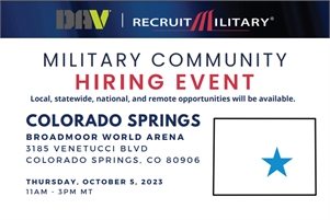 Colorado Springs Military Community Hiring Event