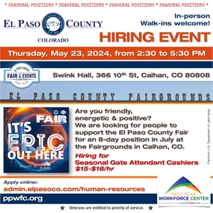 El Paso County In-Person Hiring Event
