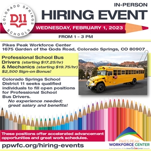 D11 – School District 11 In-Person Hiring Event
